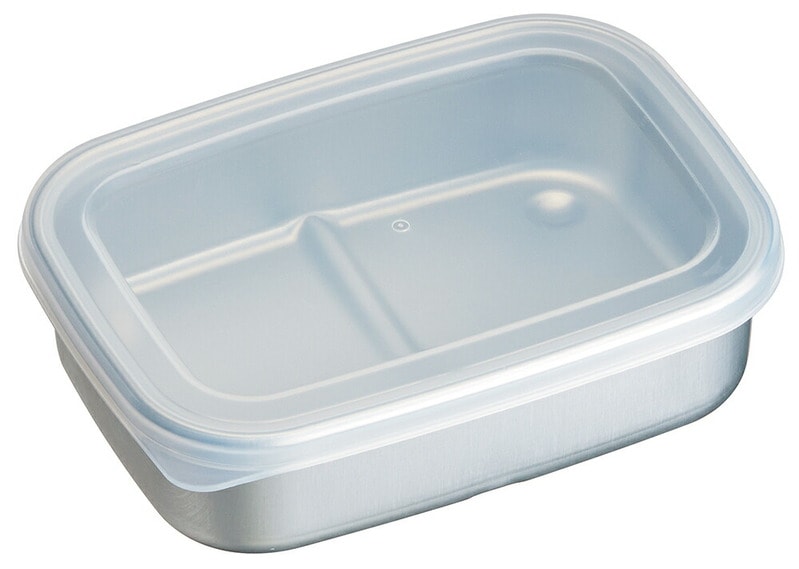 保存容器 アルミ保存容器 500ml 小 アルミ 急速 冷凍 浅型 蓋付き 日本製 AKH2〈スケーター株式会社〉 奈良県 奈良市 奈良 なら 4-052