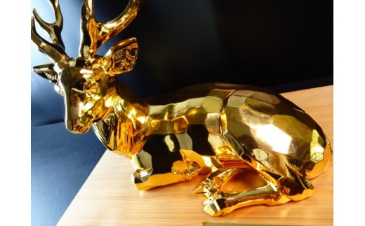 W-03 幞éãéã¶ç¥é¹¿ (çŽéã¡ããããã¬ããªã«) å¥è¯åž æéäŒç€Ÿ é«å±±åäŒ å¥è¯ äžå圫 çŽé 24k ã¡ããã¬ããªã« çœ®ç© ãªã