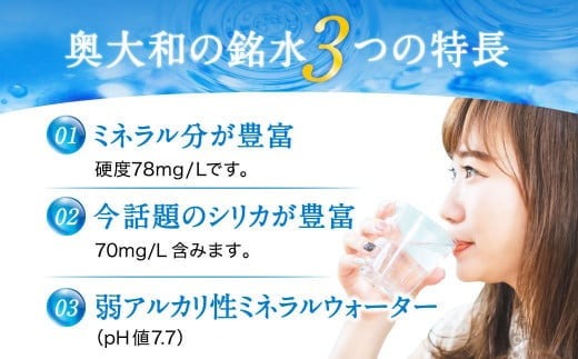 水 天然水 月ヶ瀬の水 奥大和の銘水48本セット シリカ水 軟水 賞味期限2年 長期間保存可能 永伸商事株式会社 I-98