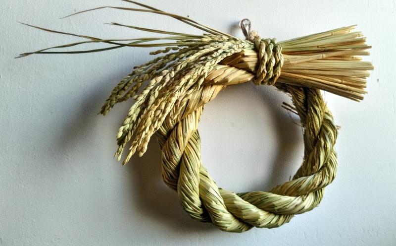 注連縄（しめなわ）リース ebiko 奈良県 奈良市 なら 18-032