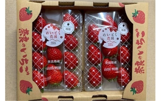 【数量限定】2026年予約販売開始 珠姫（たまひめ）×4パック 先行予約 早期終了予定あり いちご 苺 イチゴ ブランド 旬 産地 直送 フレッシュ 新鮮 いちご農家 めいとく農園 奈良県 奈良市 奈良 なら