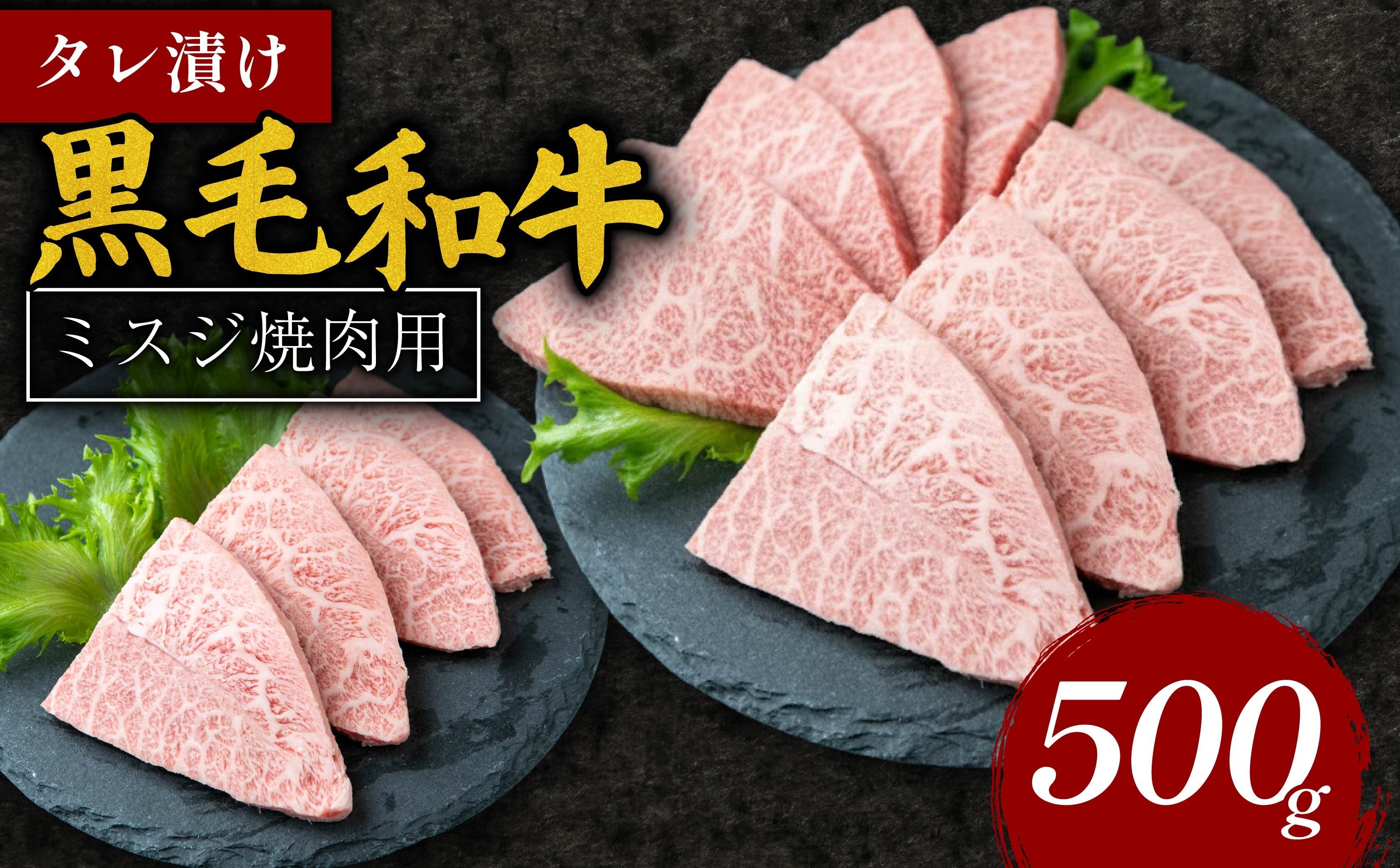 タレ漬け 黒毛和牛 ミスジ焼肉用 500g 黒毛和牛 冷凍 牛 味付け肉 牛 牛肉 お肉 ミスジ 肉 赤身 A5ランク たれ漬け 焼肉 厳選 精肉店 惣菜 おかず 霜降り お弁当 お取り寄せ グルメ ギフト プレゼント 贈答品 お礼の品 奈良県 奈良市 なら 肉よし 10-283