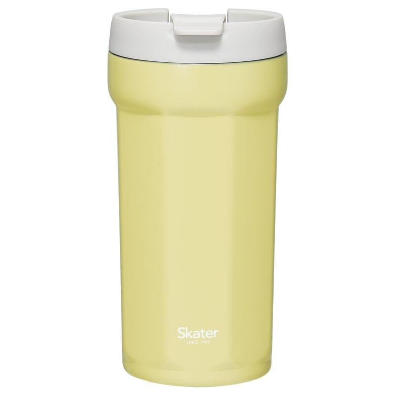 八角形 ステンレス タンブラー 350ml サフランイエロー コップ フタ付き 保温 保冷 おしゃれ スケーター skater SMVO4 フィールカラー 持ち運び ふた付き かわいい 真空断熱 グッズ 便利 スケーター株式会社T 奈良県 奈良市 なら 8-057