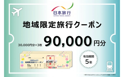 日本旅行 地域限定旅行クーポン 90,000円 B-26