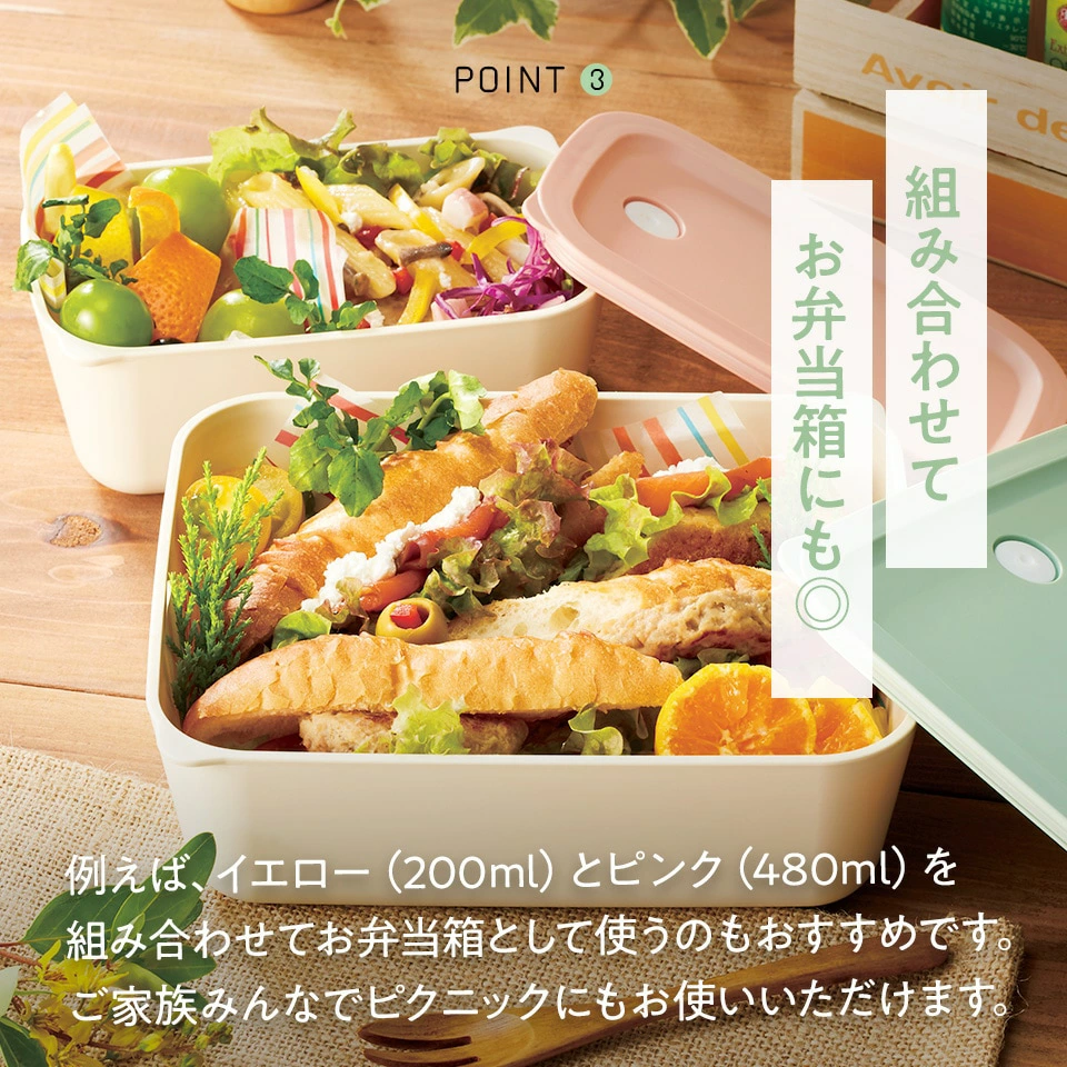 弁当箱 ランチボックス『システムコンテナランチ４Ｐ』(スケーター株式会社) 作り置き 時短 学校 保存容器 電子レンジ対応 食洗器対応 569715 奈良県 奈良市 なら 8-036