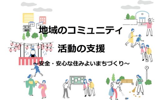 å°åã®ã³ãã¥ããã£æŽ»åã®æ¯æŽ