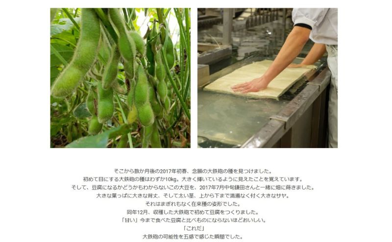 大鉄砲豆乳 石鹸　100g 豆腐屋が作る石鹸　せっけん