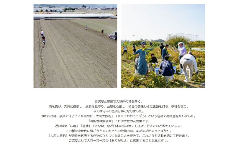 大鉄砲豆乳 石鹸　100g 豆腐屋が作る石鹸　せっけん