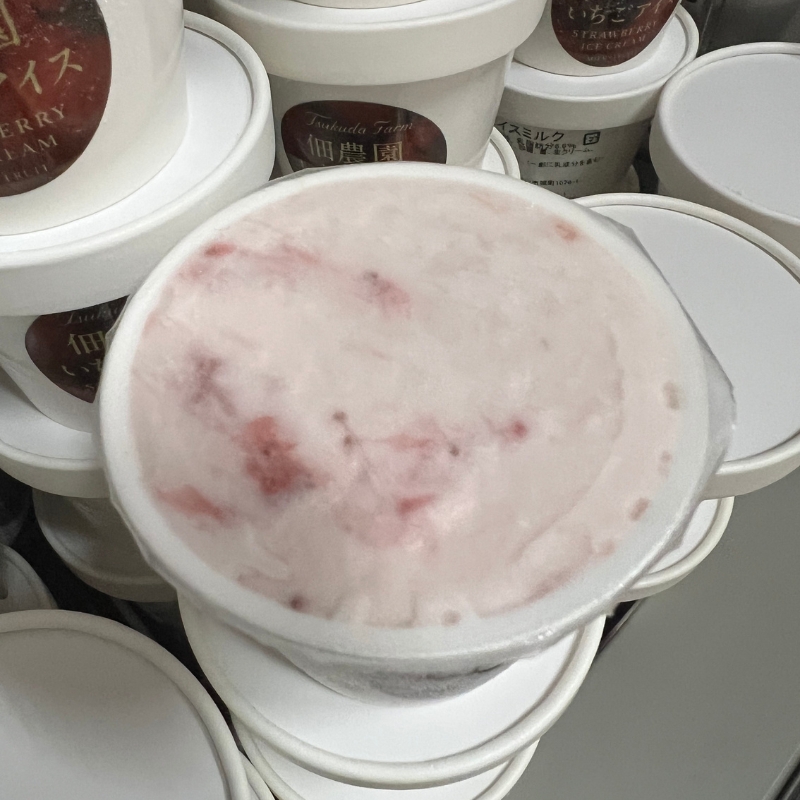 農園直送　佃農園の完熟いちごアイス 6個　アイス アイスクリーム いちご イチゴ 苺 完熟 スイーツ おやつ デザート 冷菓 奈良県 大和郡山市