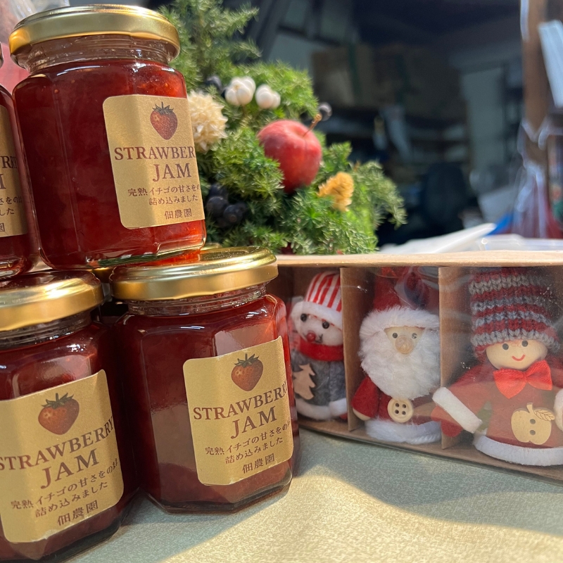 農園直送　佃農園の完熟いちごジャム　3本セット　ジャム いちご イチゴ 苺 完熟 朝食 朝ごはん パン トースト ヨーグルト スイーツ 奈良県 大和郡山市