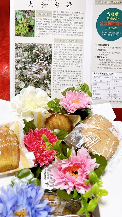 大和当帰 焼菓子 セット 小／エクステ フィナンシェ クッキー お茶 プレゼント お土産 お取り寄せ 奈良県 宇陀市