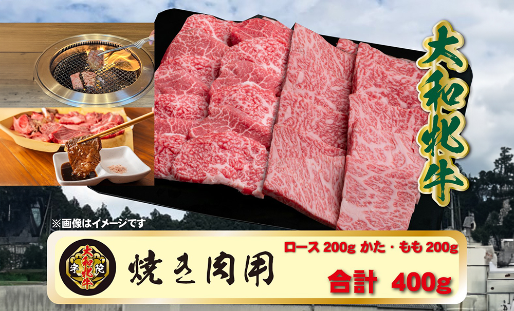 (冷凍) 大和牝牛 焼肉用 400g YMYS2 ／ 太田家 焼肉 バーベキュー キャンプ アウトドア 贈答 お中元 お歳暮 父の日 奈良県 宇陀市 内祝い 美味しい部位 送料無料 ふるさと納税