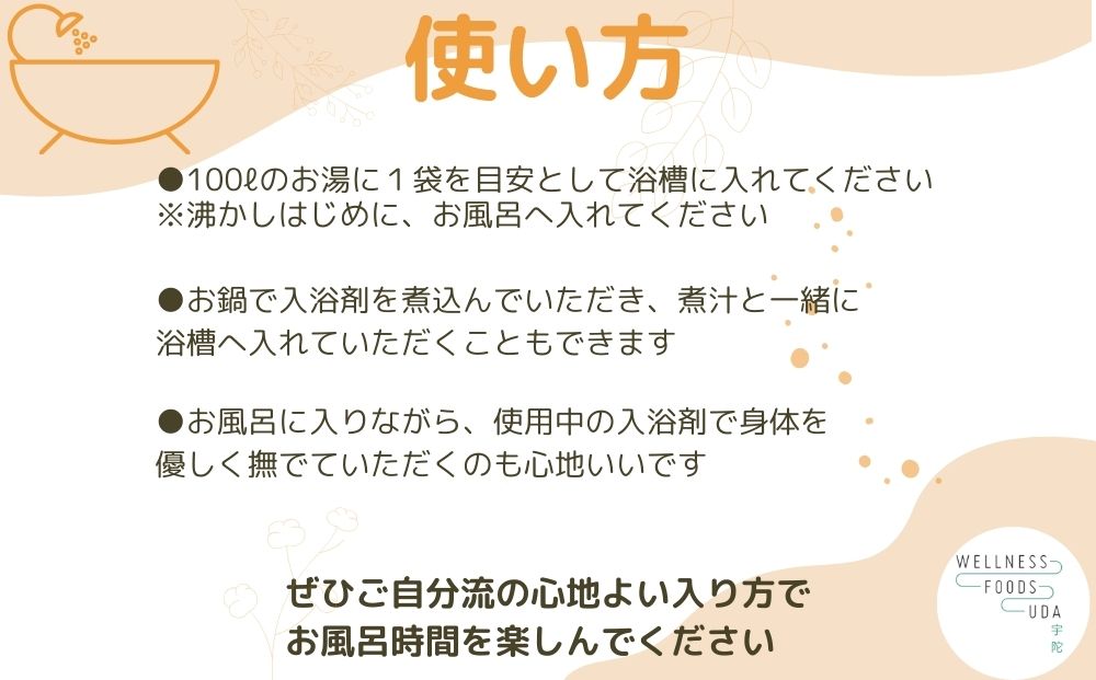 大和当帰 入浴剤 25包（1袋 5包入×5個) / ふるさと納税 おすすめ プレゼント 疲労回復 ギフト 効果 無添加 有機栽培 リラックス 奈良県 宇陀市 ウェルネスフーズUDA