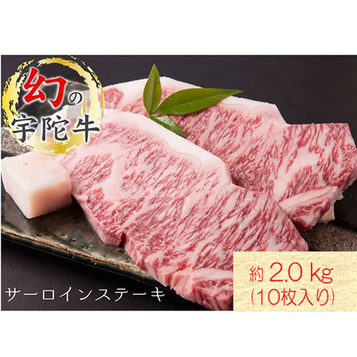 名産 認定肉 宇陀牛 サーロイン ステーキ 10枚 計2kg 国産 黒毛和牛 チルド / 山繁 ふるさと納税 牛肉 人気 BBQ キャンプ 寄付 ランキング おすすめ グルメ 肉 返礼品 送料無料