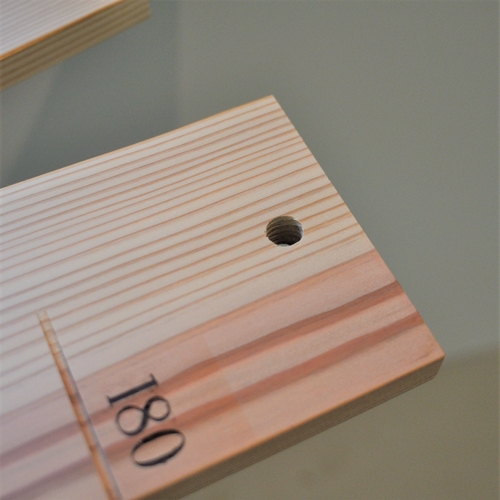 SUKUSUKU MEMORY 森の身長計＜杉＞ 木のインテリア/ MORITO 森庄銘木 壁掛け 柱 測れる 木製 子供 書き込める 奈良県 宇陀市 ふるさと納税 送料無料 インテリア 家具 天然素材