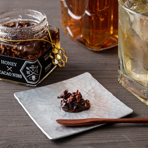 【むろうはちみつ】ハニーカカオニブ ５０ｇ×３個セット／カカオ蜂蜜漬け 奈良産純粋はちみつ使用 バレンタインにも 父の日 母の日 プレゼント 手土産 お取り寄せ 結婚祝い 内祝い お中元 贈答用 贈り物 暑中見舞い お土産 国産 紅茶 非加熱 無添加 純粋 セット ふるさと納税 ハチミツ 蜂蜜 送料無料