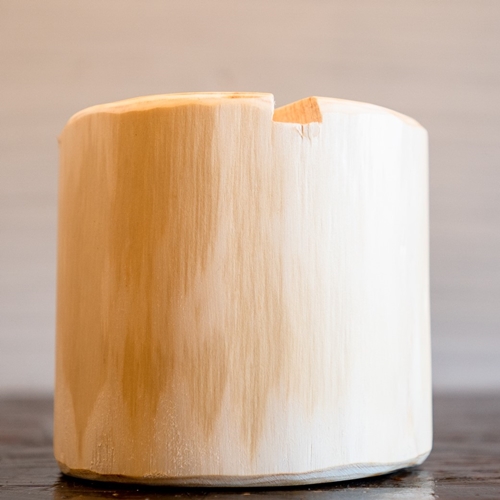 森の丸太スタンド 「MIGAKI」 スマホスタンドとエコバッグセット／ヒノキ 磨き丸太 ギフト テレワーク 低炭素 間伐材 丸太仕上げ 天然素材 カバー無し推奨 木製 おしゃれ かわいい MORITO 森庄銘木 奈良県 宇陀市 送料無料 ふるさと納税