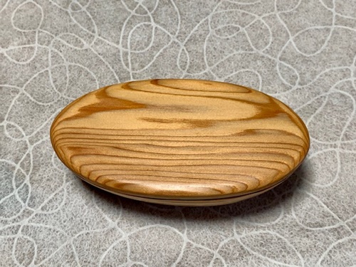 吉野杉 楕円型 ダイエット スリム 弁当箱／津田瑞苑 ボウル 木製 スギ ガラス ウッド コート コーティング 奈良県 宇陀市