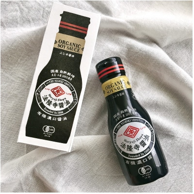 数量限定!飲めるお醤油。本醸造JAS特級濃口 法隆寺醤油200ml×3本セット　ギフトBOX入り【1212067】