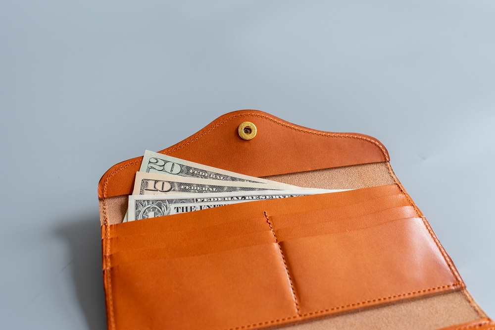 長財布（栃木レザー）ASK：ブルー 