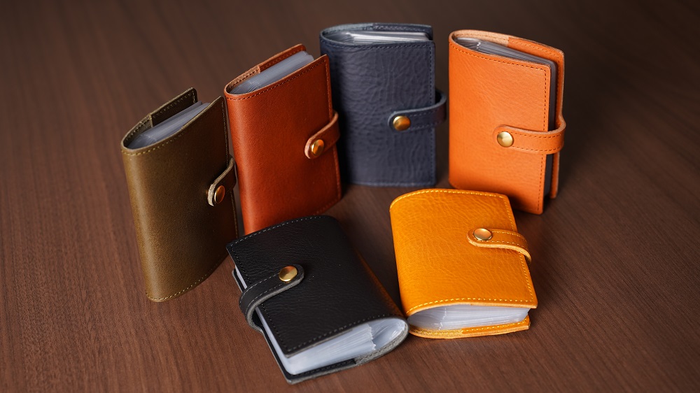 カードホルダー（イタリアレザー　ネブラスカ）：コニャック