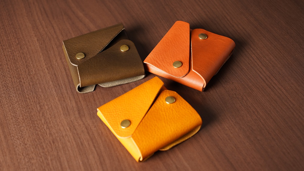 コインケース　小銭入れ（イタリアレザー　ネブラスカ） ASK：イエロー