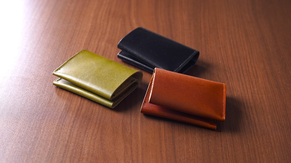 ミニ財布 札入れ 栃木レザー 牛革 日本製 レザー 天然皮革 レディース メンズ シンプル 使いやすい 人気 おすすめ 30代 40代 50代 ASK：グリーン