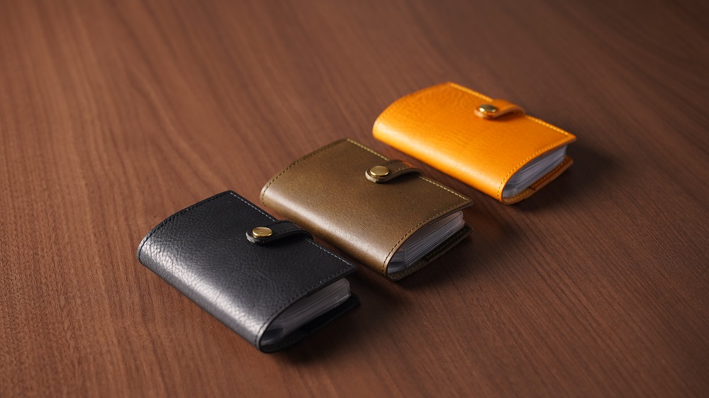 カードホルダー（イタリアレザー　ネブラスカ）：オリーブ