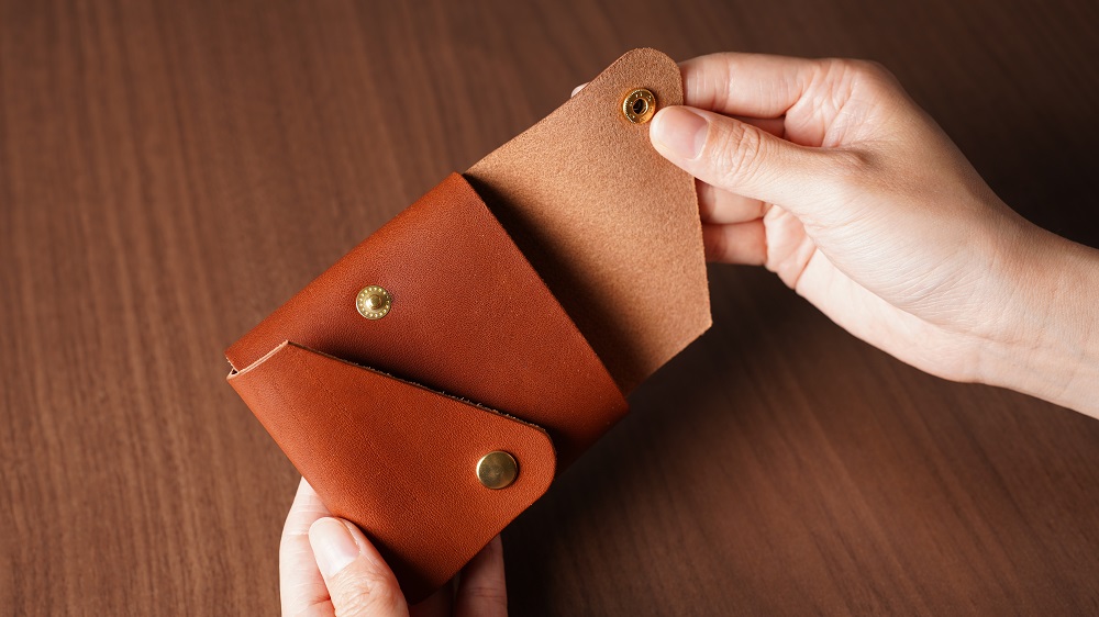 コインケース　小銭入れ（イタリアレザー　ネブラスカ） ASK：ネイビー