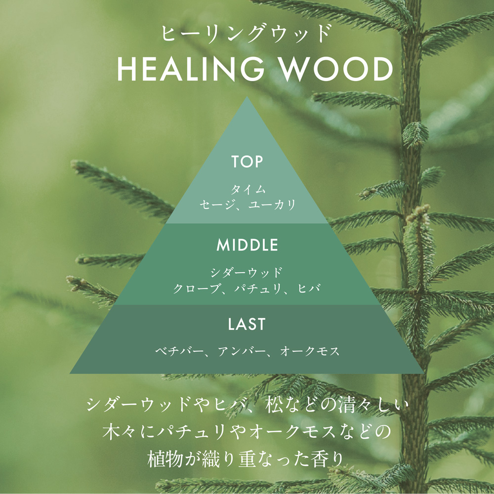 ユトリ リード ディフューザー ヒーリングウッド ルーム フレグランス 晴香堂 HARUKADO 芳香剤 インテリア アロマ 香り リビング 玄関 ベッドルーム 車 プレゼント ギフト
