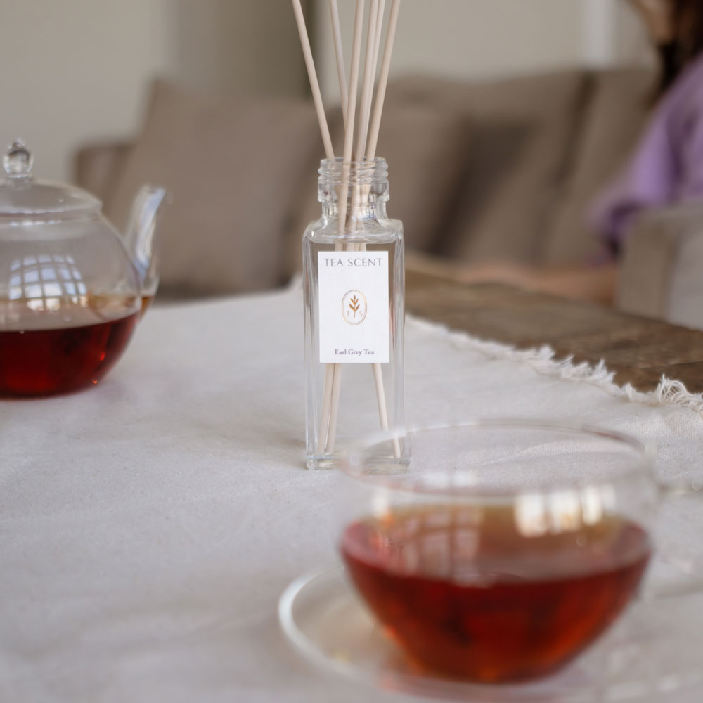 ティーセント リードディフューザー アールグレイティー の 香り 晴香堂 HARUKADO TEA SCENT ルームフレグランス 芳香剤 インテリア アロマ  香り リビング 玄関 ベッドルーム プレゼント ギフト