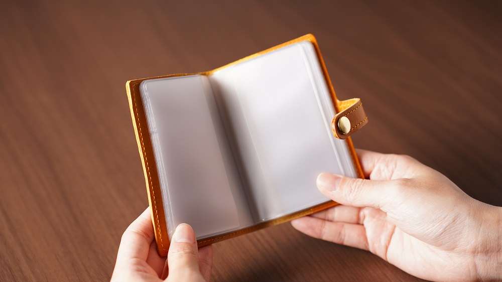 カードホルダー（イタリアレザー　ネブラスカ） ASK：ブラック