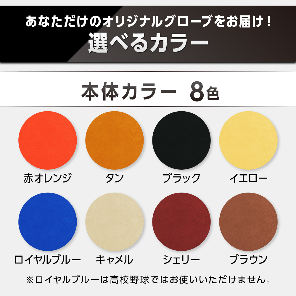 軟式 内野手 用 野球 グローブ（カラー オーダー） 【 吉川清商店　bro's 】 高校生 大人 成人 右投げ グラブ プレゼント 親子 メンズ レディース 右利き 革 贈答用 キャッチボール