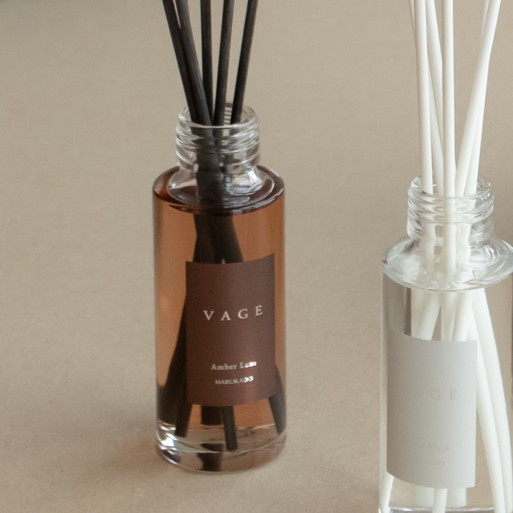バーグ １００ リード ディフューザー アンバーリュクス 晴香堂 HARUKADO VAGE  ルームフレグランス 芳香剤 インテリア アロマ 香り リビング 玄関 ベッドルーム 車 プレゼント ギフト