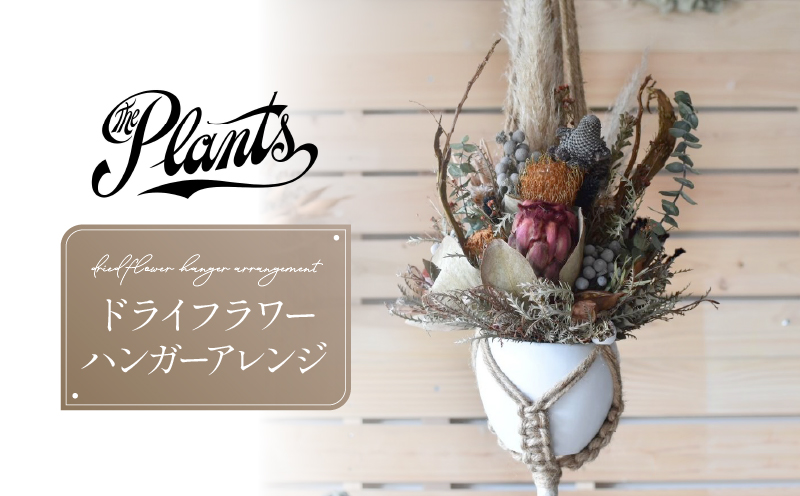 The Plants ドライフラワー の ハンガー アレンジ おしゃれ ギフト インテリア 花