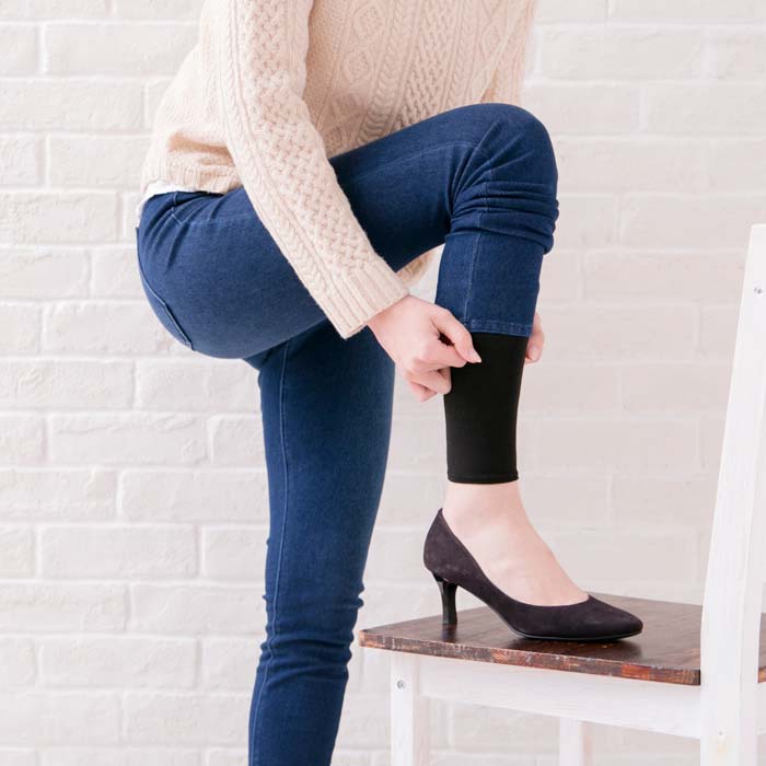 ケータイウォーマー レッグウォーマー 携帯便利で暖かい 薄手 レディース メンズ ウォーマー コンパクト 日本製 自転車 スポーツ 通勤 通学 保湿 足首 夏 温活 冷房対策 携帯 睡眠 就寝 鈴木靴下