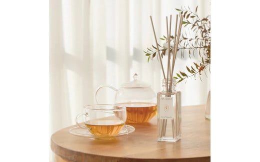 ティーセント リードディフューザー ジャスミンウーロンティー の 香り 晴香堂 HARUKADO TEA SCENT  ルームフレグランス 芳香剤 インテリア アロマ  香り リビング 玄関 ベッドルーム プレゼント ギフト