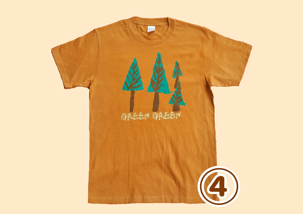 オリジナル 手刷り Tシャツ【木 Mサイズ】メンズ レディーズ