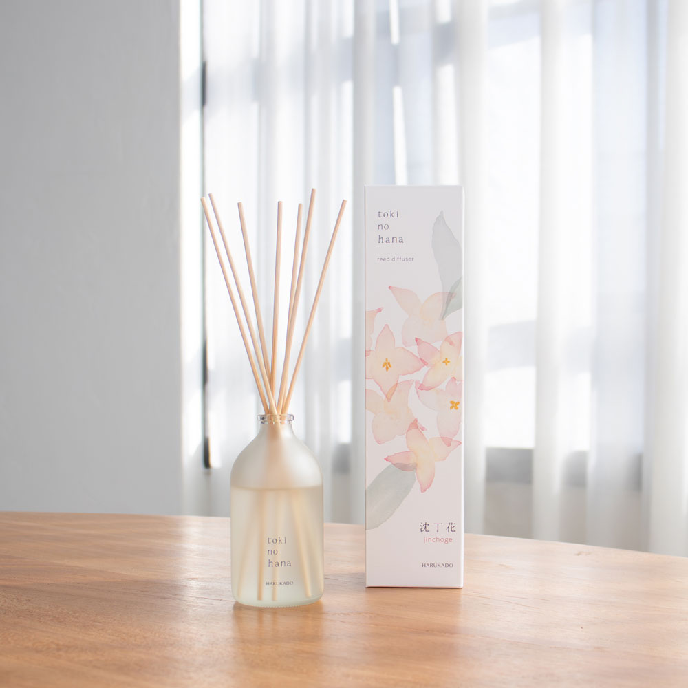 トキノハナ リードディフューザー ジンチョウゲ の 香り 晴香堂 HARUKADO toki no hana 沈丁花 ルームフレグランス 芳香剤 インテリア アロマ 香り リビング 玄関 ベッドルーム プレゼント ギフト