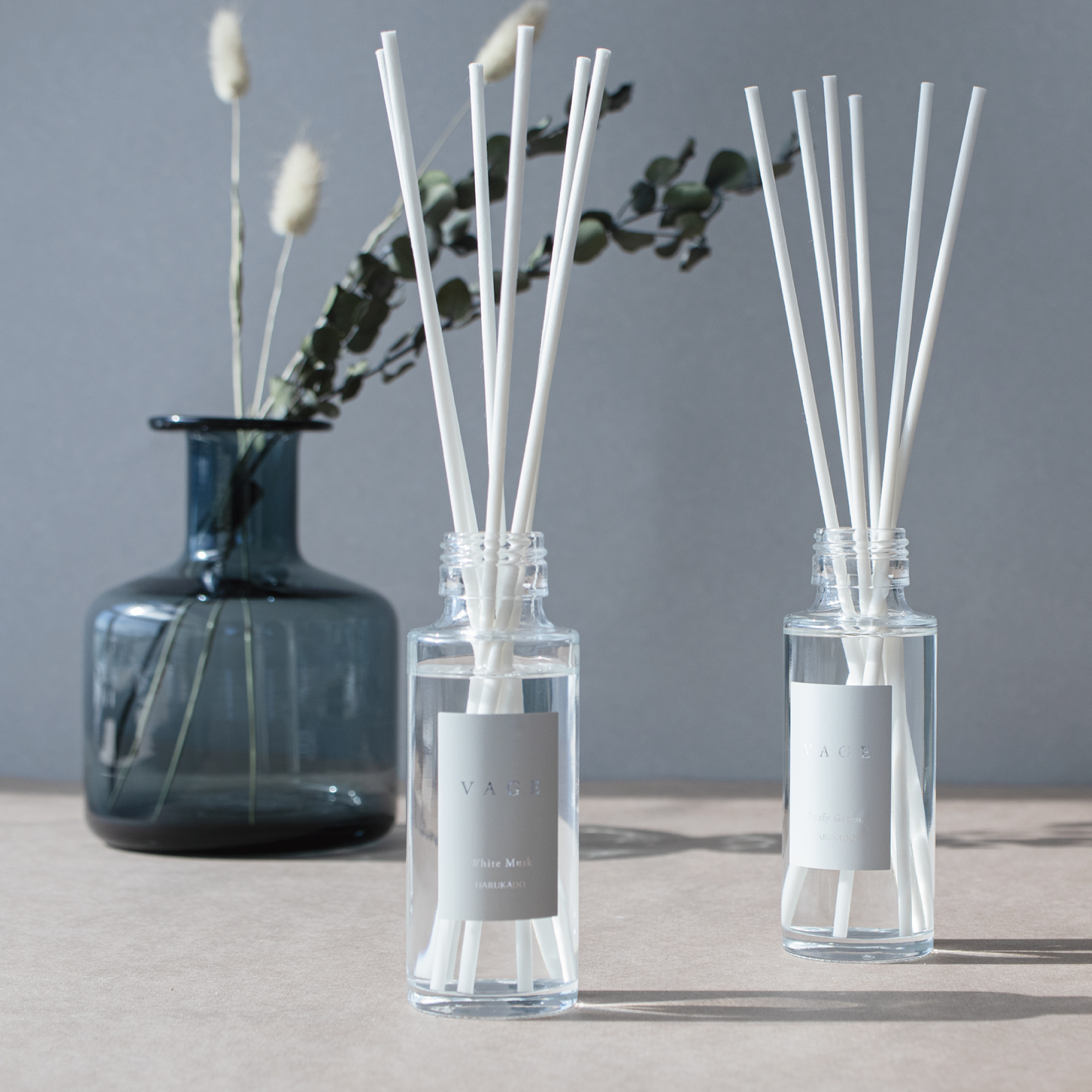 バーグ １００ リード ディフューザー リーフィーグリーン 晴香堂 HARUKADO VAGE  ルームフレグランス 芳香剤 インテリア アロマ 香り リビング 玄関 ベッドルーム 車 プレゼント ギフト