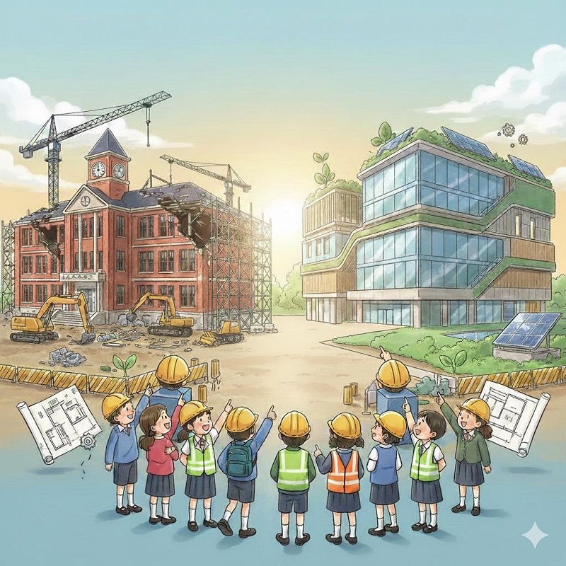 三宅小学校の建て替えに関する事業
