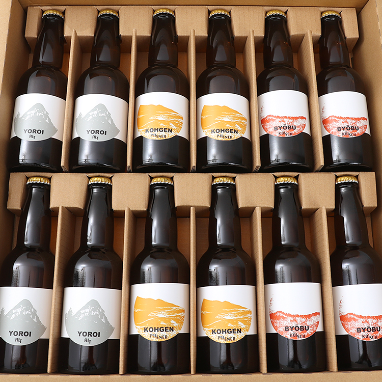 【北海道・沖縄県宛限定】奈良県のクラフトビール インターナショナルビアカップ金賞受賞ブルワリー 名水を使った曽爾高原ビール12本セット