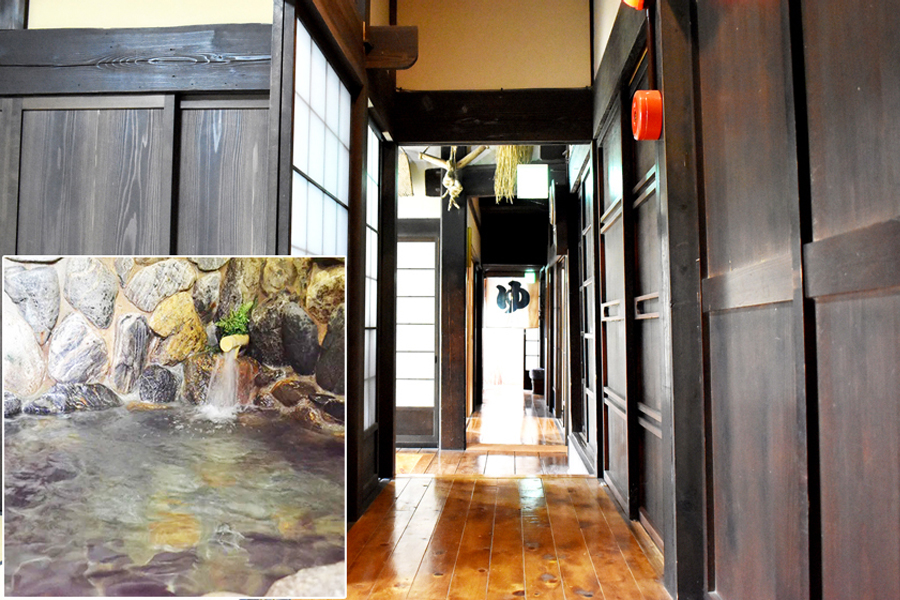 旅行 ジビエ 宿泊 民宿 2名様分チケット / 古民家の宿木治屋1泊2食付き宿泊券(2名様) 〜夕食は木治屋特製 ぼたん鍋〜 / 旅行・チケット 宿泊券 古民家 ぼたん鍋