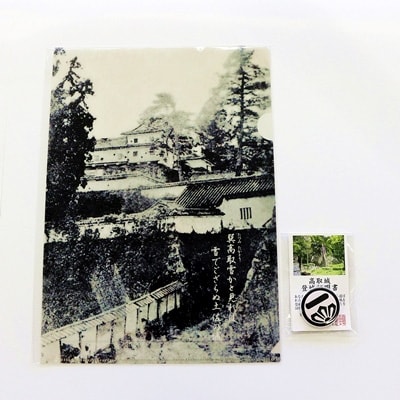 「日本最強の城」高取城グッズ4点(A4クリアファイル、缶バッジ)【1096481】