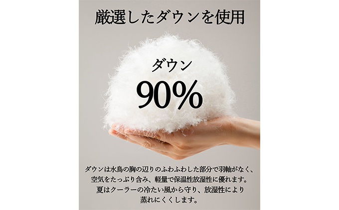 【春夏用】洗える羽毛肌掛け布団シングルサイズダウン90％0.3kg洗濯可能北欧調ガーブカーサコーラル