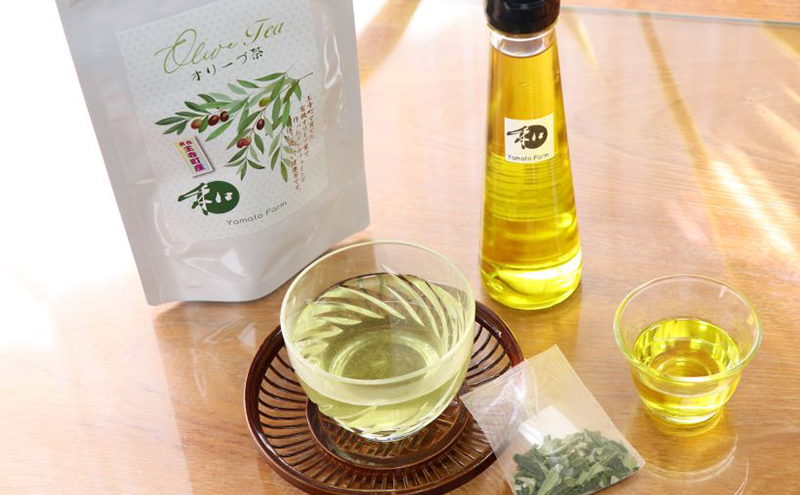 【Olive Japan 2024 金賞受賞】奈良県王寺町産オリーブオイル100ml＋オリーブティーセット