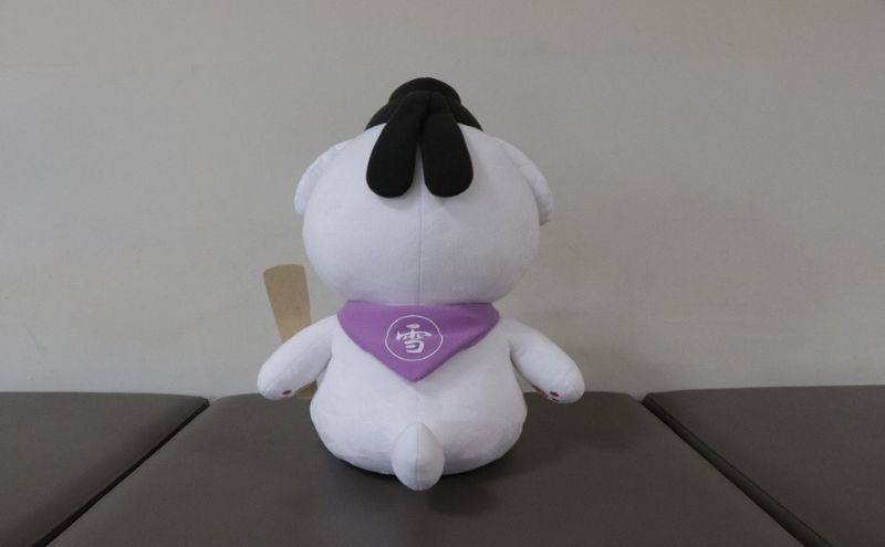 雪丸おすわりぬいぐるみ（大）