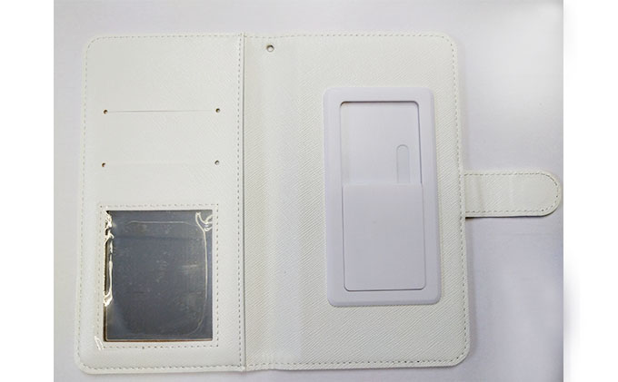 抗ウィルス！天平文様手帳型スマートフォンケース　Dデザイン　Lサイズ 小物 
