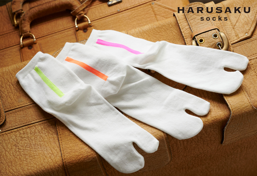 HARUSAKU 足袋バックラインソックス 10足セット （25cm〜27cm）