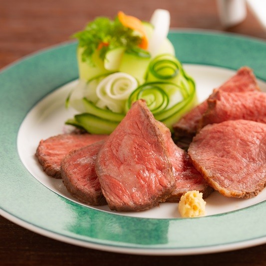 1月13日より順次出荷「近江牛」ローストビーフ130g×2 /// 和牛 黒毛和牛 お肉 柔らかい ジューシー ローストビーフ国産 人気 ワイン 厳選 ヘルシー 冷凍 ギフト 贈答 簡単調理 奈良県 広陵町